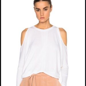 Tamara Mellon Cold Shoulder cashmere sweater